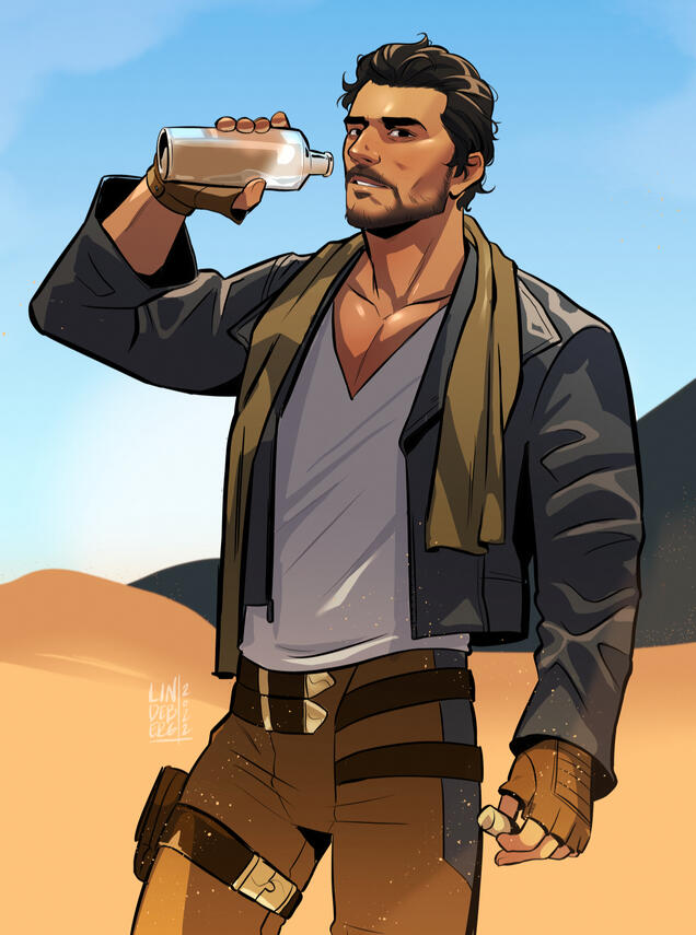 1x halfbody for @lalarin_bites